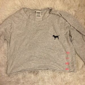 Victoria Secret PINK Long Sleeve Crop Top